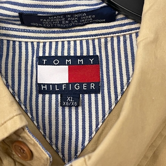 Tommy Hilfiger Men's Casual Shirt Vintage 90s Shirt - Picture 9 of 10